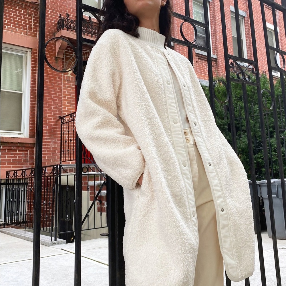 Wilfred Cream Teddy Jacket